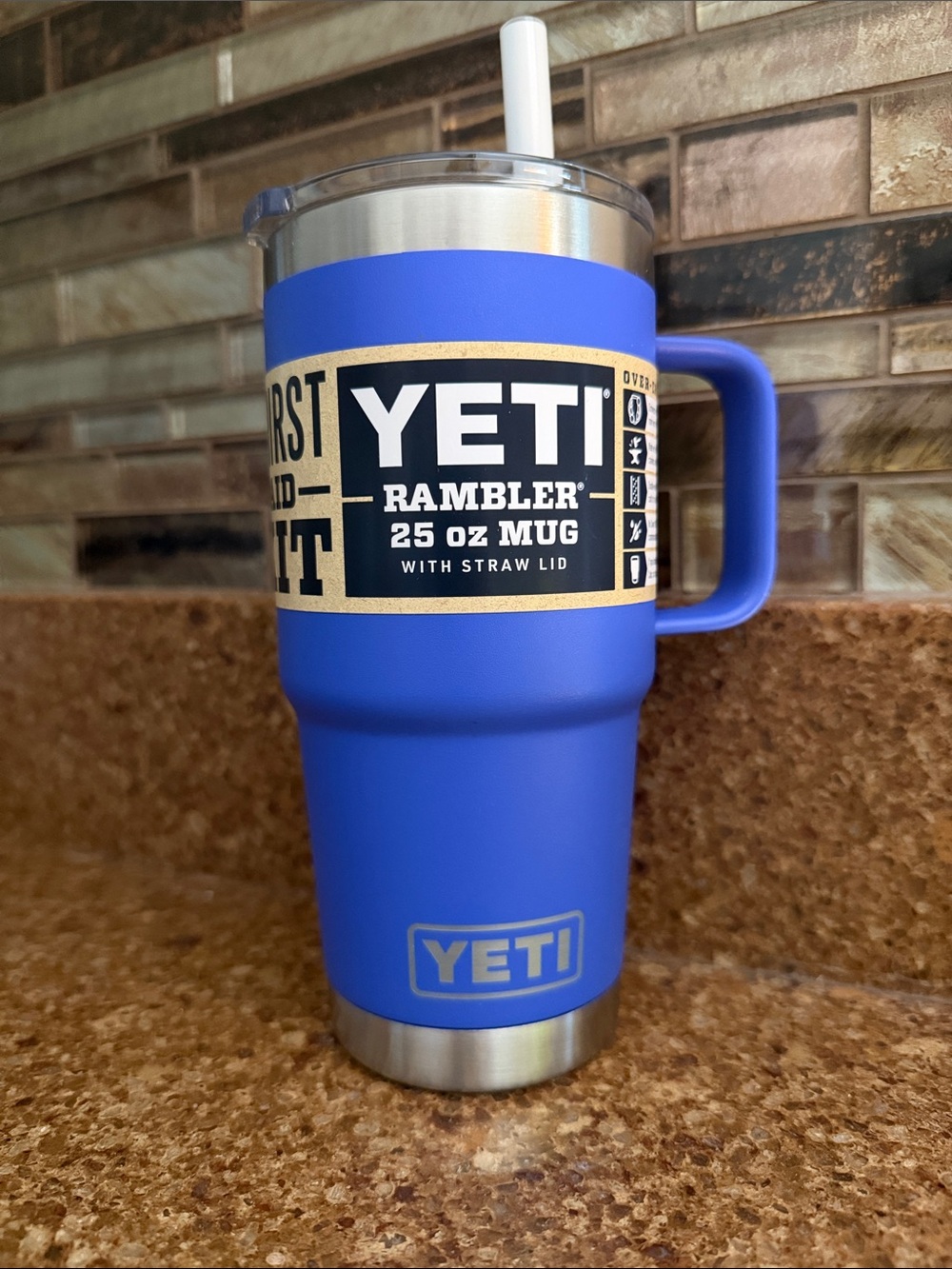 Yeti Rambler Straw Mug